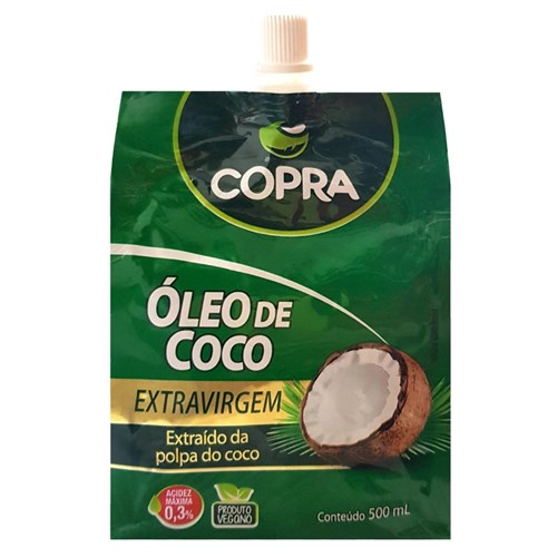 Copra Óleo de Coco Pouch com Bico Dosador 500Ml