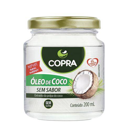Copra Oleo de Coco Sem Sabor 200ml