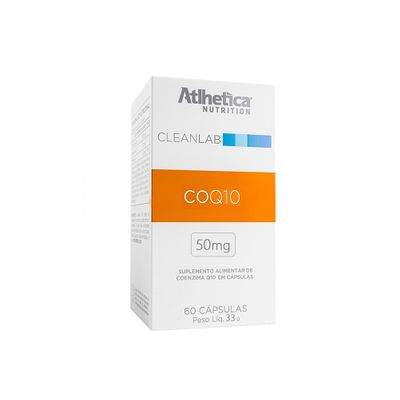 Coq10 50mg CleanLab 60 Cápsulas Atlhetica Nutrition