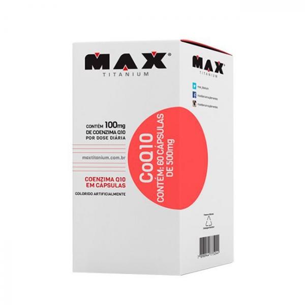 CoQ10 Coenzima Q10 - 60 Cápsulas - Max Titanium