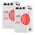 CoQ10 Coenzima Q10 - 2 un de 60 Cápsulas - Max Titanium