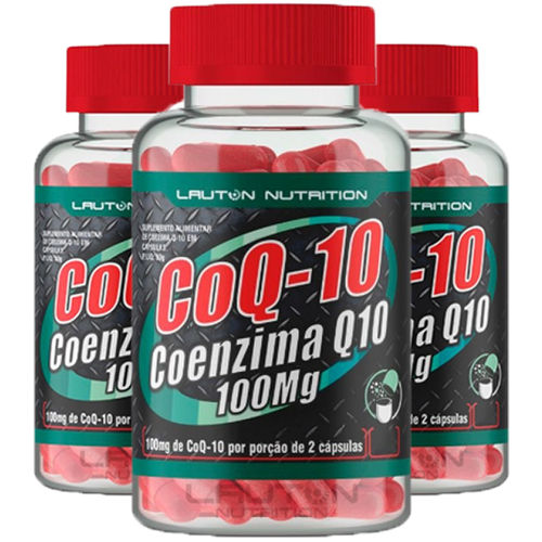 Coq10 Coenzima Q10 3 unidades de 120 Cápsulas Lauton