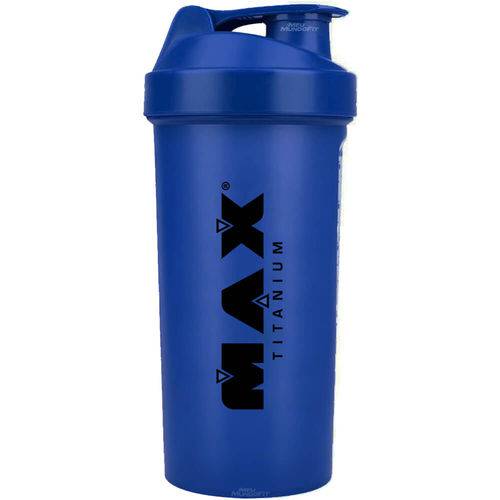 Coqueteleira Shaker - Azul - 600 Ml - Max Titanium