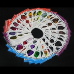 Cor Do Cabelo Chroma Tone Card Pigment Mixture Palette Guide Papel Styling Tool