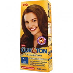 Cor & Ton - Coloração Creme - 7.0 Louro Médio Natural