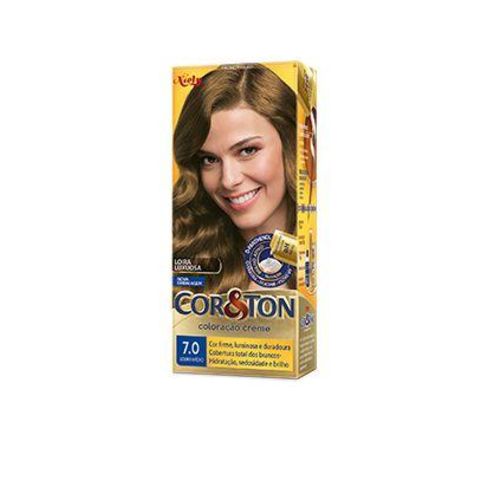Cor&ton - Coloração Creme 7.0 Louro Médio