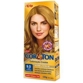 Cor & Ton - Coloração Creme - 9.0 - Louro Ultra Claro