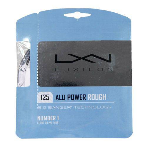 Corda Luxilon Alu Power 16l 1.25mm Rough Cinza - Set Individual