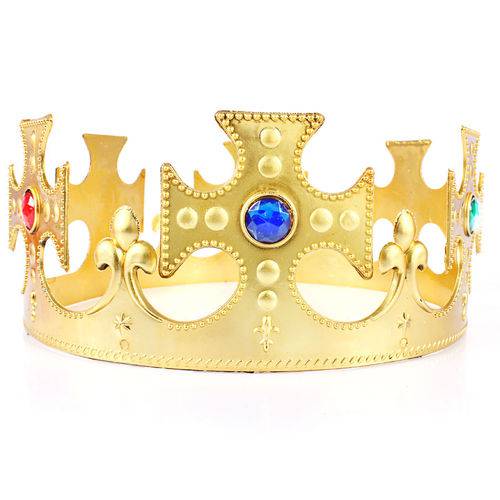 Coroa Rei Plástica Ajustável