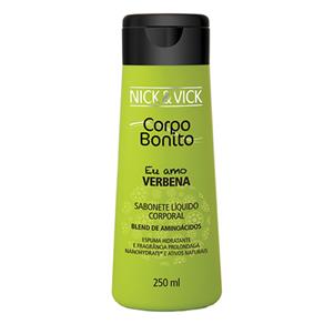 Corpo Bonito Verbena Nick & Vick - Sabonete Liquido - 250ml - 250ml