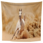 White Horse 2x1.5M Tapestry Tapeçaria Tapete Lance Yoga Mat para o quarto
