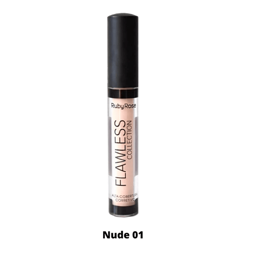 Corretivo Líquido Naked Cores Nude Ruby Rose. (Nude 01)