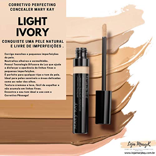 Corretivo Perfecting Concealer Mary Kay 6g Light Ivory