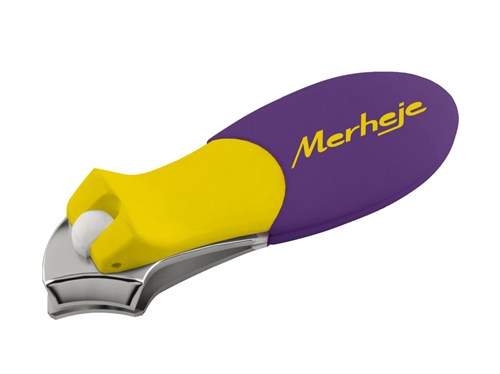 Cortador de Unhas - Merheje - Touch - Amarelo / Violeta