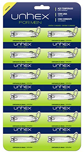 Cortador de Unhas Unhex 12 Unid. com Corrente