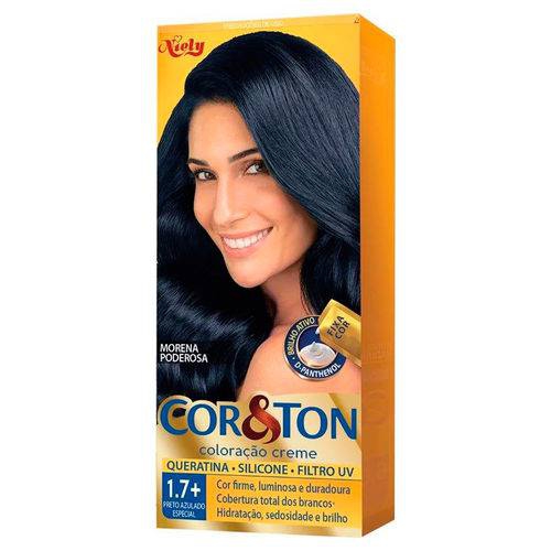 Corton - Coloração Creme 1.7+ Pret Azula Especial - Cor Ton