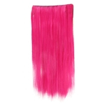 COS Jogar Tipo Perucas Hot Pink cabelo longo e reto