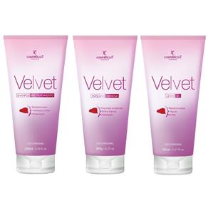 Cosmética IT Velvet Shampoo (200ml), Máscara (180g) e Leave-in (150ml)