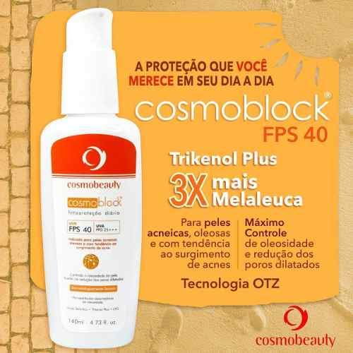 Cosmoblock Fps40 Acido Salicilico Cosmobeauty 140ml