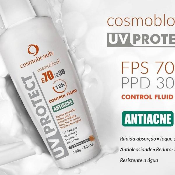 Cosmoblock Uv Protect Fps70 Control Fluid 18hs Cosmobeauty