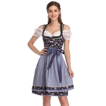 Costumes Floral Vintage alemão Dirndl Dress 3 peças tradicionais da Baviera Oktoberfest de KOJOOIN Mulheres para o Carnaval Halloween