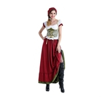 Costumes Mulheres Moda Oktoberfest Beer Festival Festival Stage Cosplay Suit