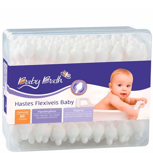 Cotonete Hastes Flexíveis - Baby Bath