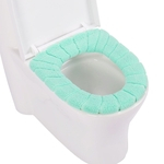 HAO Cotton fuzzy inverno macio Toilet Seat Warmer Tampa Household Prático do tipo O Cushion Toilet accessories