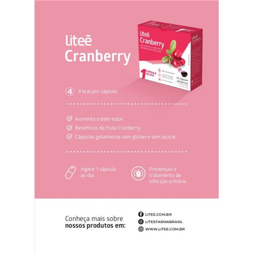 Cranberry 30 Cápsulas Gelatinosas