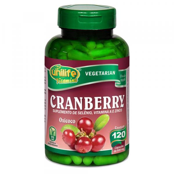 Cranberry 120 Cápsulas 500mg - Unilife