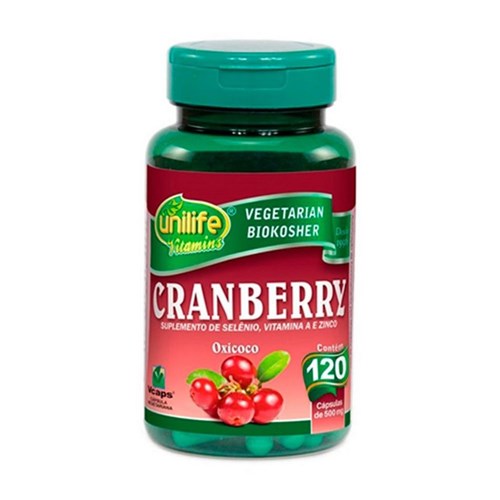Cranberry - 120 Cápsulas - Unilife