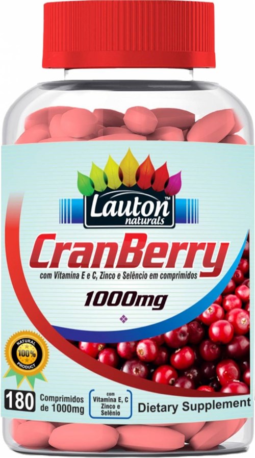 Cranberry 1000 Mg 180 Comprimidos Lauton Nutrition