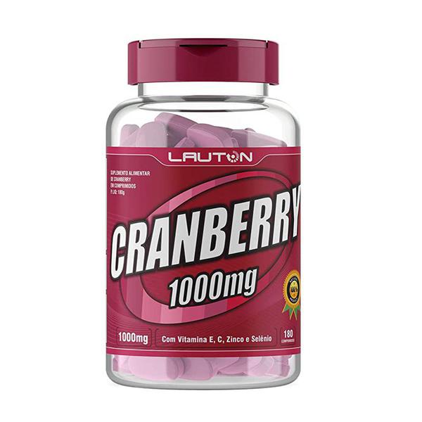Cranberry 1000mg 180 Comprimidos Lauton - Lauton Nutrition
