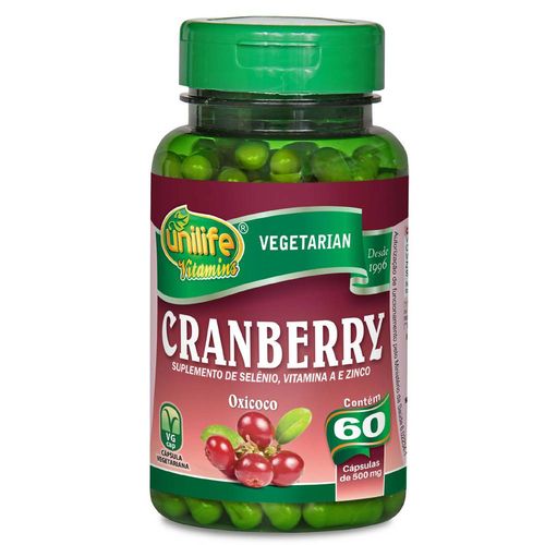 Cranberry 60 Capsulas 500mg Unilife