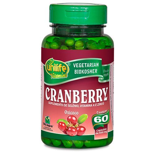 Cranberry 60 Cápsulas (500mg) - Unilife