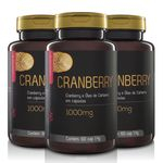 Cranberry e Óleo de Cártamo - 3 un de 60 Cápsulas - Upnutri Prime