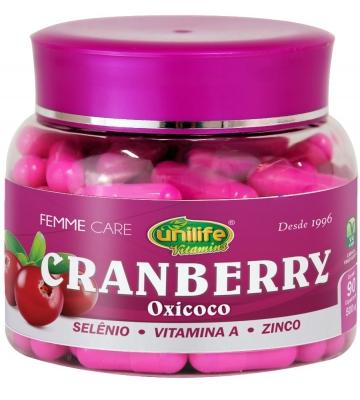 Cranberry Femme Care Oxicoco 500mg 90 Caps - Unilife