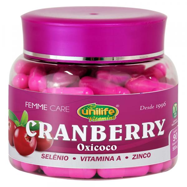 Cranberry Oxicoco (500mg) 90 Cápsulas - Unilife