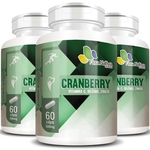 Cranberry + Vitamina C, Selênio e Zinco - 500mg - 3 Potes