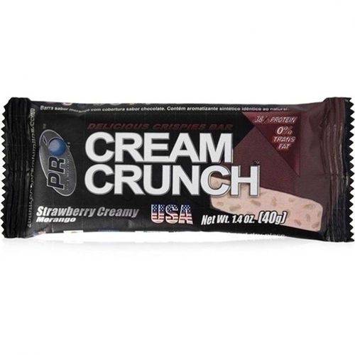 Cream Crunch Bar Creme de Morango 40g 1 Unidade Probiotica