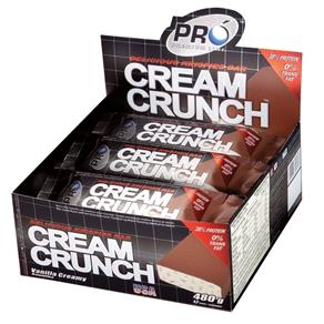 Cream Crunch Bar Probiótica 480g - 12 Barras Cream Crunch Bar Probiótica - Caixa com 12 Unidades - 480g- Baunilha