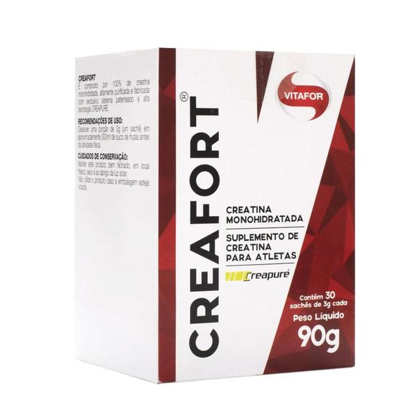 Creatina Creapure Creafort - Vitafor - 30 Sachês de 3g (34856)