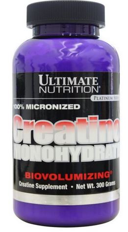 Creatine Monohydrate (300g) Micronized - Ultimate Nutrition Creatina
