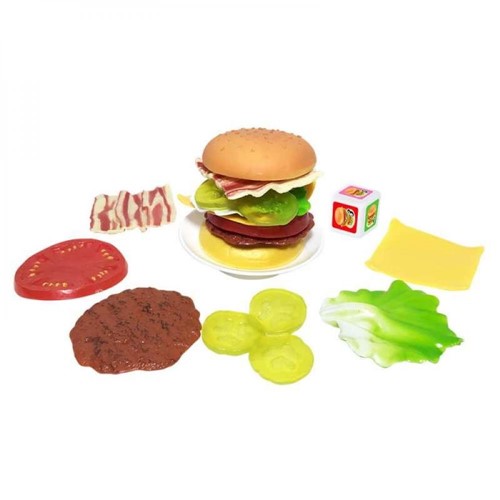 Creative Fun Empilha Burger Indicado para +3 Anos Colorido Multikids - Br646 - Padrão