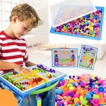 Creative Learning ca?oa o presente DIY Brinquedos Crian?as Puzzle Educa??o 296 Pegs Board