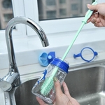 Creative Silicone Brush Folding Sponge Brush Cup Bottle Cleaning Brush