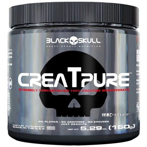 Creatpure Creatina Creapure (300G) - Black Skull