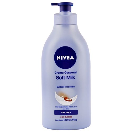 Crema Corporal Nivea Body Soft Milk, 1 L
