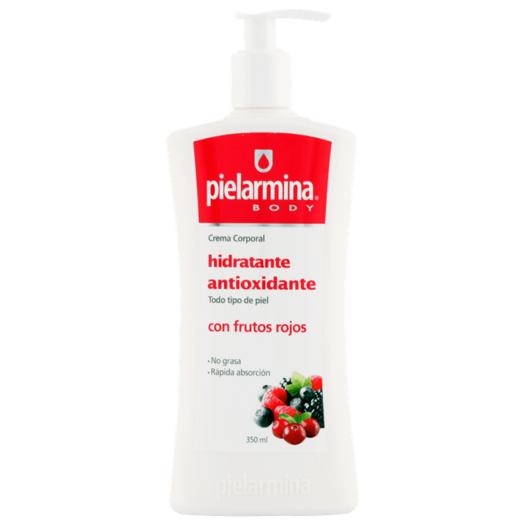 Crema Corporal Pielarmina, Frutos Rojos, 350 Ml