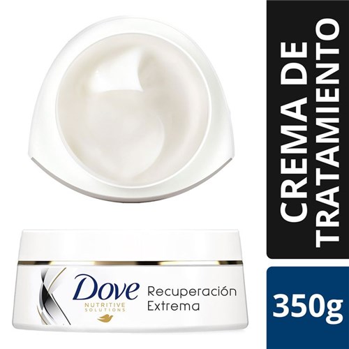 Crema para Peinar Dove Recuperación Extrema AHA-Protein 350 G